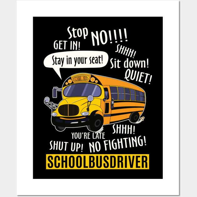 Bus Driver Life Wall Art by JohnstonParrishE8NYy